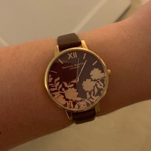 Olivia Burton Brown, Gold, and Rose Gold Watch